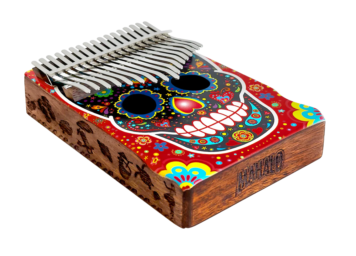 Mahalo Trembesi Wood 17-Key Kalimba - Skull