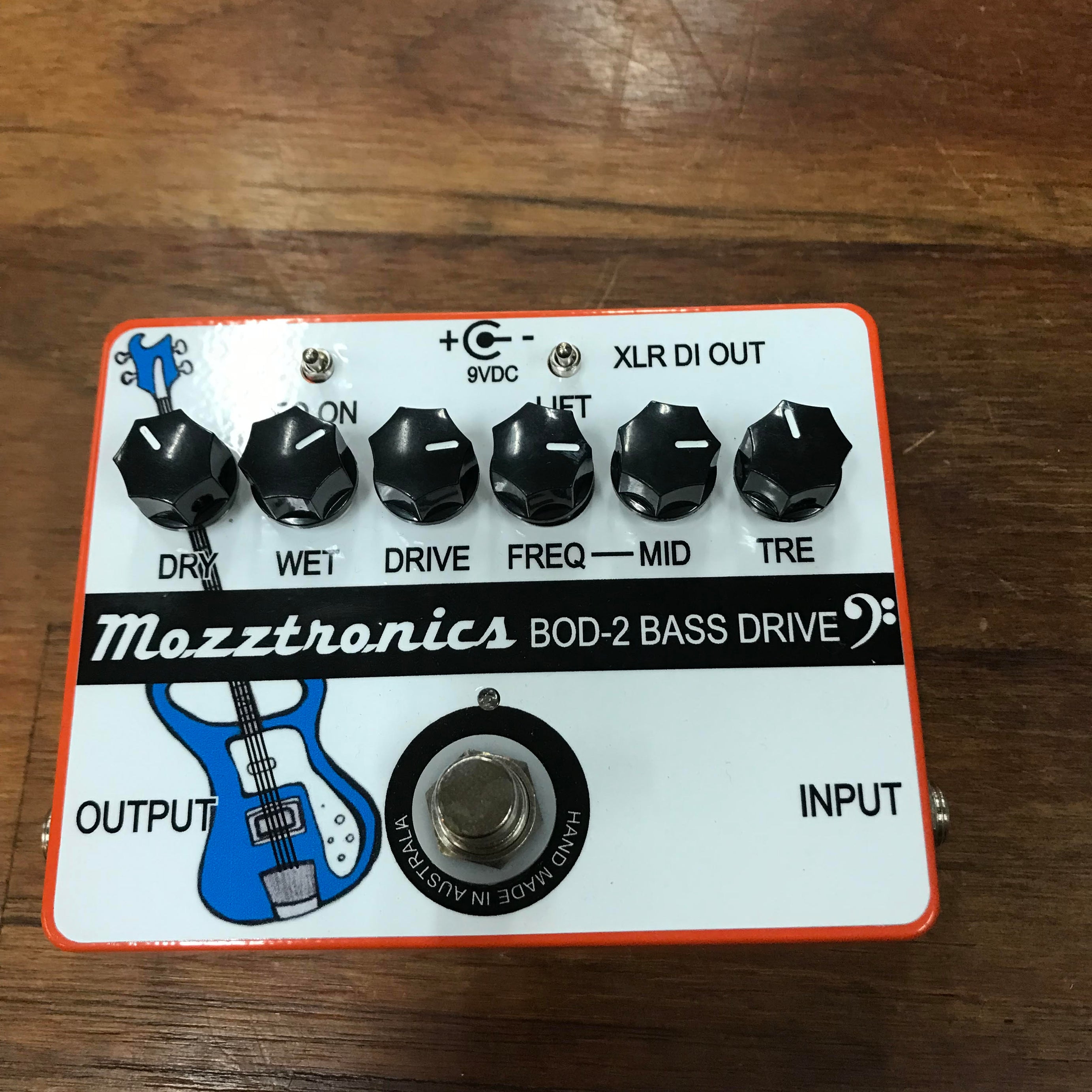 Mozztronics BOD-2 Bass Overdrive Pedal