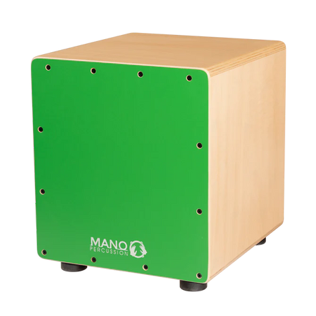 MANO PERCUSSION | MPC13G | MINI WOODEN CAJON. GREEN. GREEN