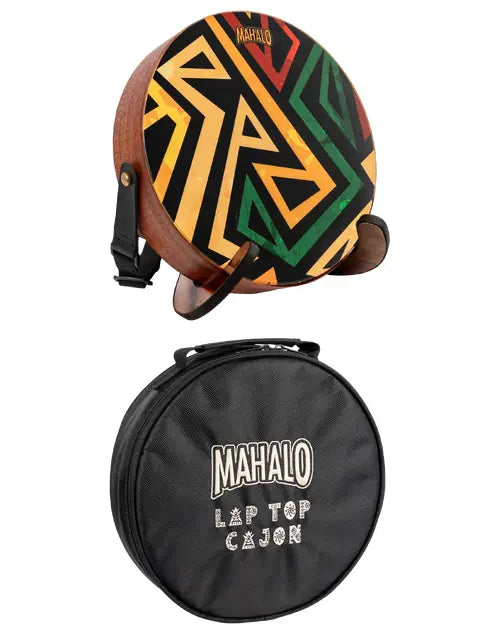 Mahalo MPJ1GM-PK Laptop Cajon Pack Geometric Graphic Includes Gig Bag & XTR UST14 Stand