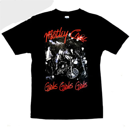 New Motley Crue Girls Girls Girls T-Shirt - Large