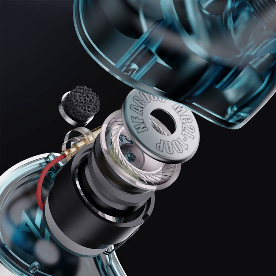 NF ACOUS NM20 Professional Series Gen 2 In-Ear Monitor Earphones in Blue Replaceable Cable Design