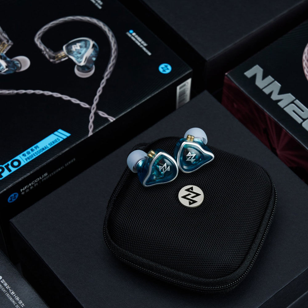 NF ACOUS NM20 Professional Series Gen 2 In-Ear Monitor Earphones in Blue Replaceable Cable Design