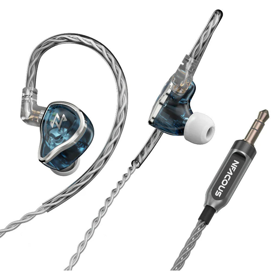 NF ACOUS NM20 Professional Series Gen 2 In-Ear Monitor Earphones in Blue Replaceable Cable Design