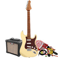 Northstar NS1 S Style Electric Guitar Pack Vintage White