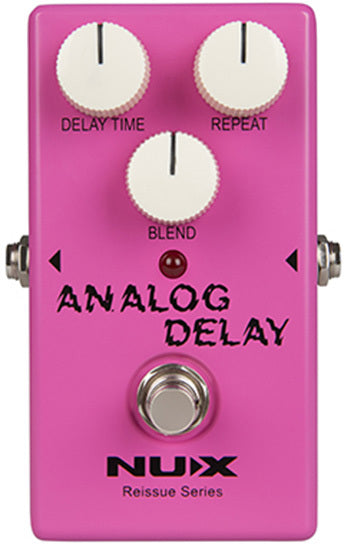 NU-X Reissue Series Analog Delay Effects Pedal Bring back the Legendary Delay sound of the 80's