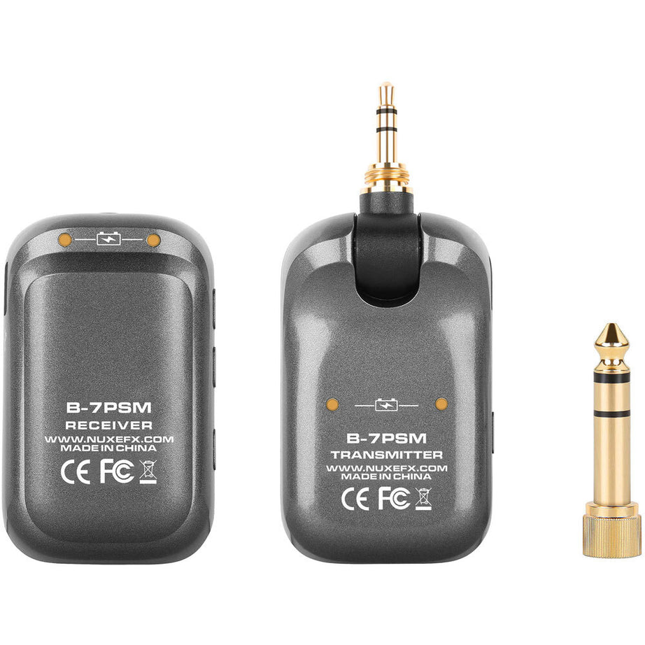 NU-X B7PSM 5.8 GHz Wireless In-Ear Monitoring System Cut The Cord, Be In Command!