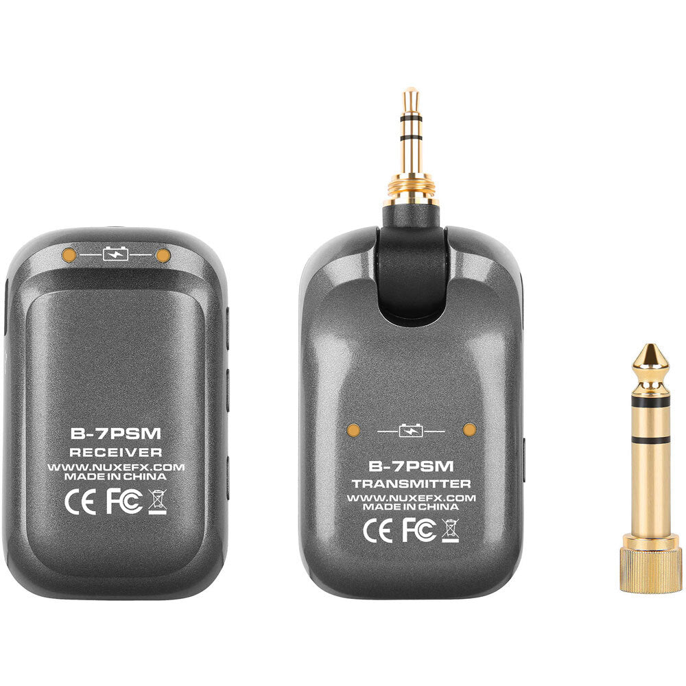 NU-X B7PSM 5.8 GHz Wireless In-Ear Monitoring System Cut The Cord, Be In Command!