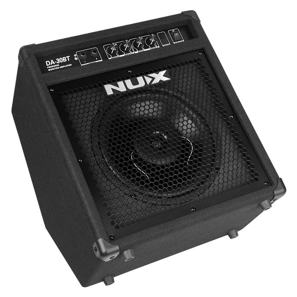 NU-X 30W Electronic Drum Kit Amplifier with Bluetooth 2 x Inputs with Independent Volume Control