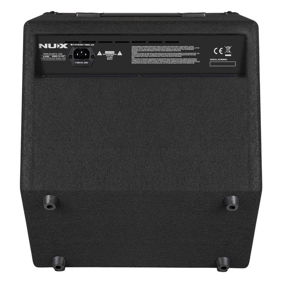 NUX 30W Electronic Drum Kit Amplifier with Bluetooth 2 x Inputs with Independent Volume Control