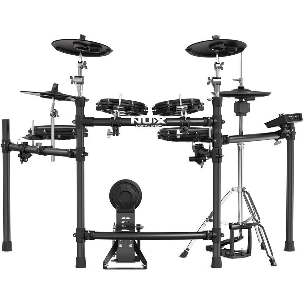 NU-X DM310H Portable 9-Piece Electronic Drum Kit with All Mesh Heads with Independent Hi-Hat Stand