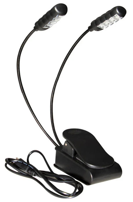 On Stage Clip-On USB Rechargeable Dual Sheet Music Light OSLED2224