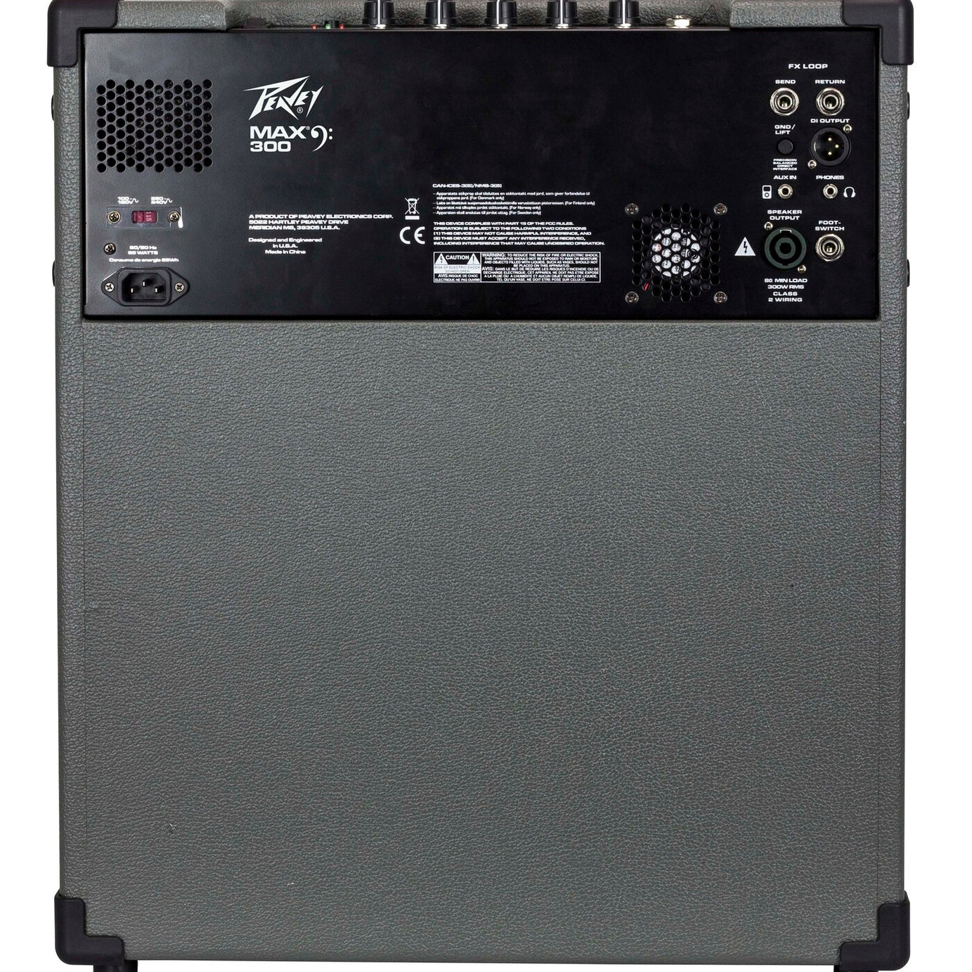 Peavey MAX Series "MAX300" Bass Amp Combo 300-Watt 2x10" MAX Portability. MAX Flexibility. MAX Sound.