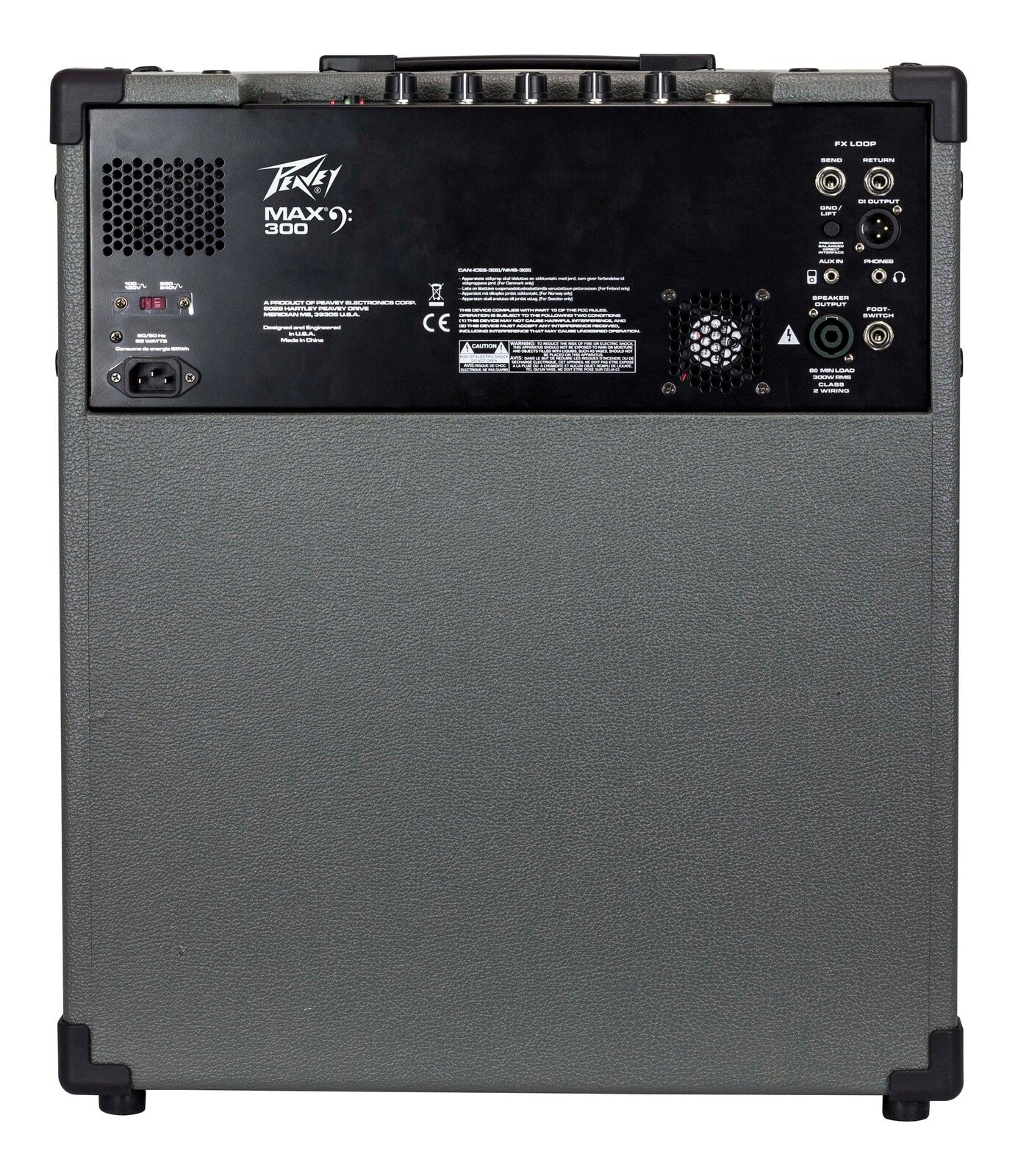 Peavey MAX Series "MAX300" Bass Amp Combo 300-Watt 2x10" MAX Portability. MAX Flexibility. MAX Sound.
