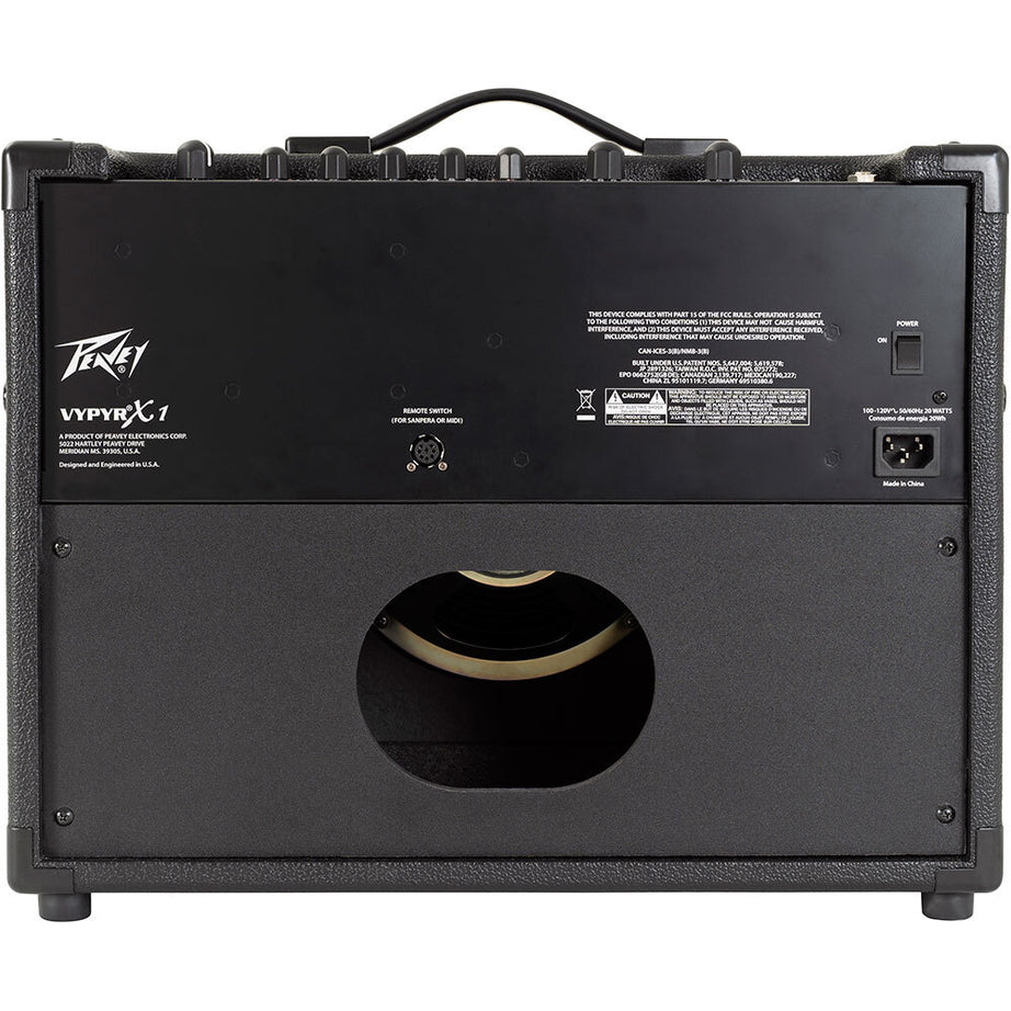 Peavey Vypyr X-Series "X1" Modeling Guitar Amp Combo 30-Watt 1x8" One Amp For Electric, Acoustic and Bass Guitar!