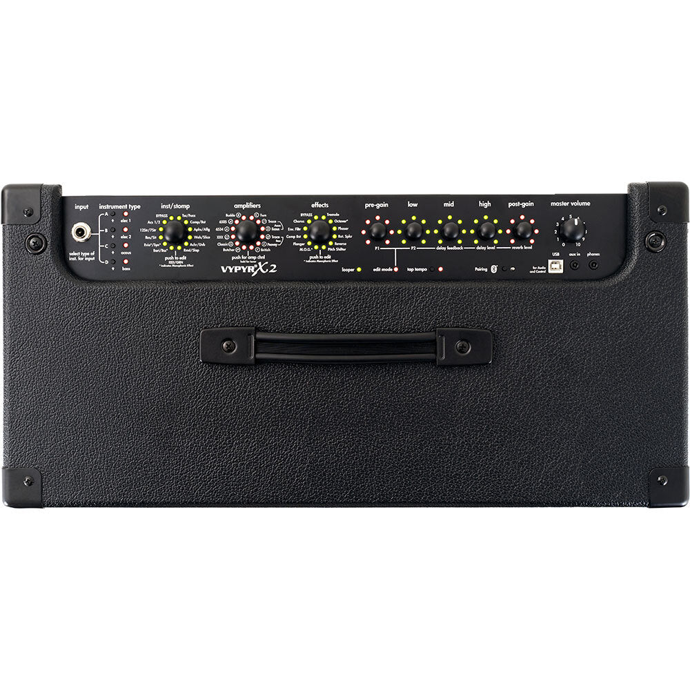 Peavey Vypyr X-Series "X2" Modeling Guitar Amp Combo 60-Watt 1x12" One Amp For Electric, Acoustic and Bass Guitar!