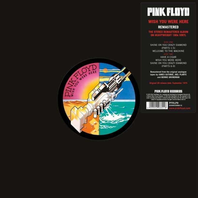 PINK FLOYD Wish You Were Here (Remastered, 180g Vinyl) Vinyl LP – Music ...