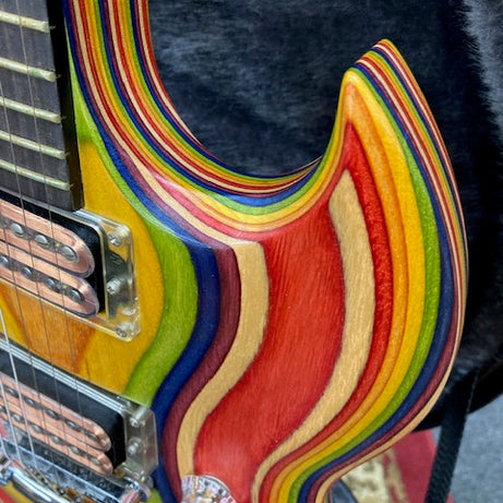 Gibson SG Zoot Rainbow Electric Guitar with Hardcase and Gig Bag