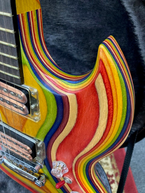 Gibson SG Zoot Rainbow Electric Guitar with Hardcase and Gig Bag