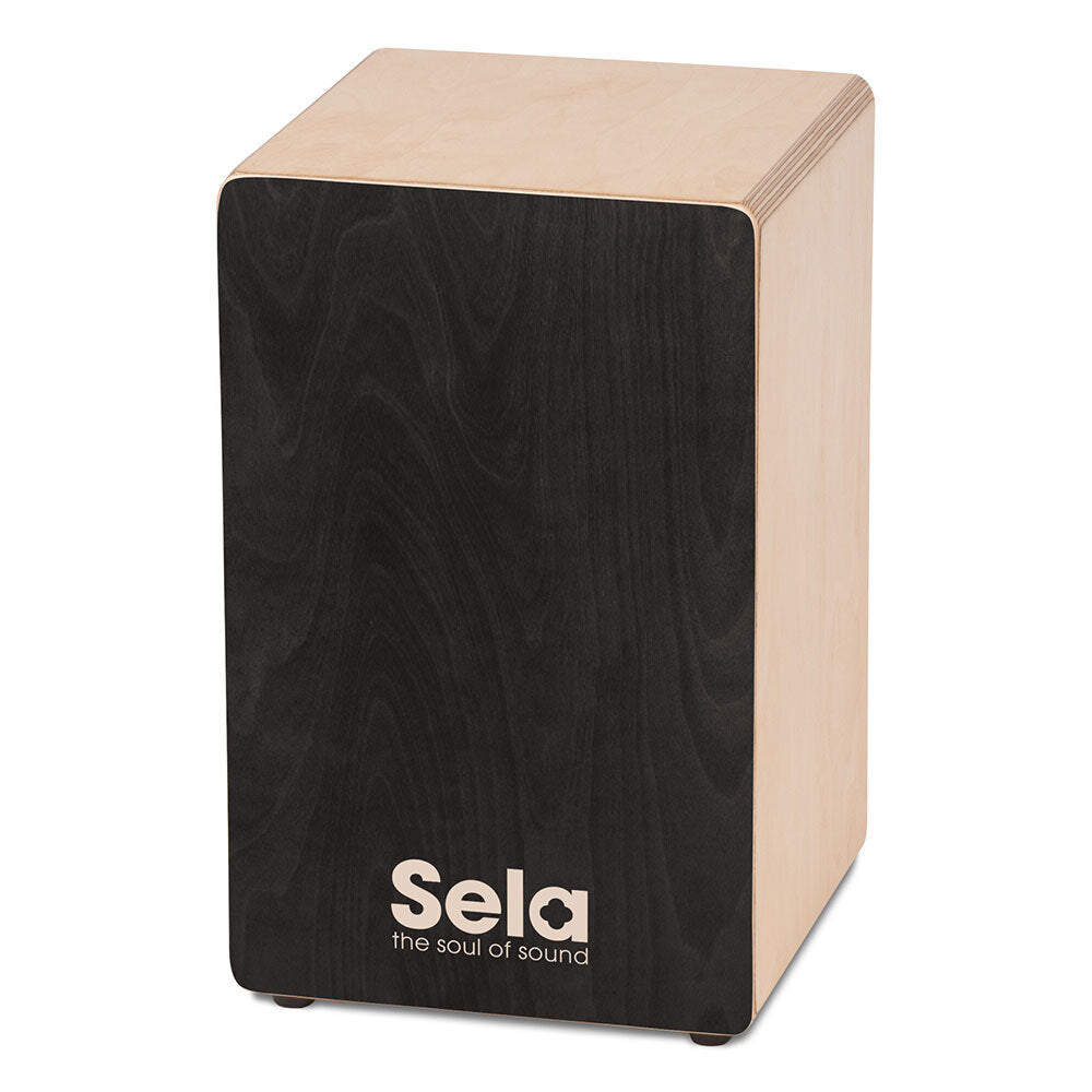 Sela Primera Cajon Bundle in Black Finish Includes Backpack, Pad & Book