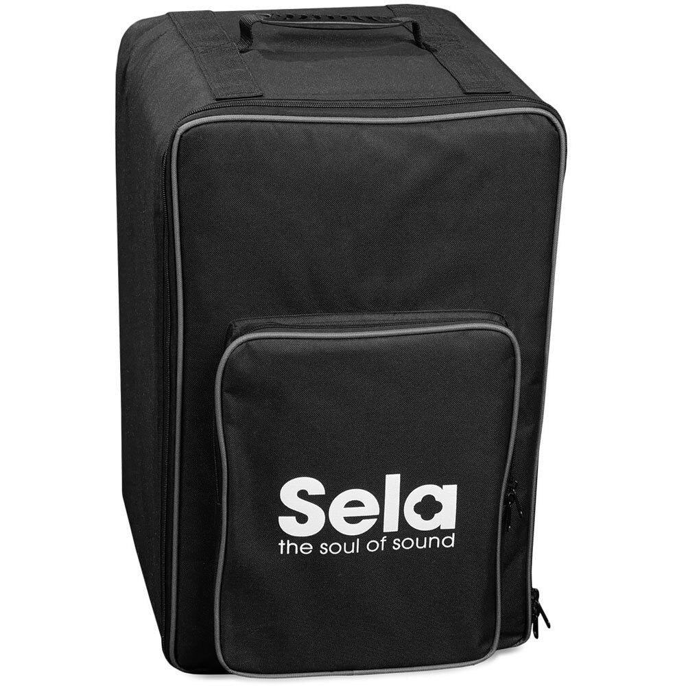 Sela Primera Cajon Bundle in Black Finish Includes Backpack, Pad & Book