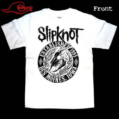 New Slipknot White T-Shirt - Large
