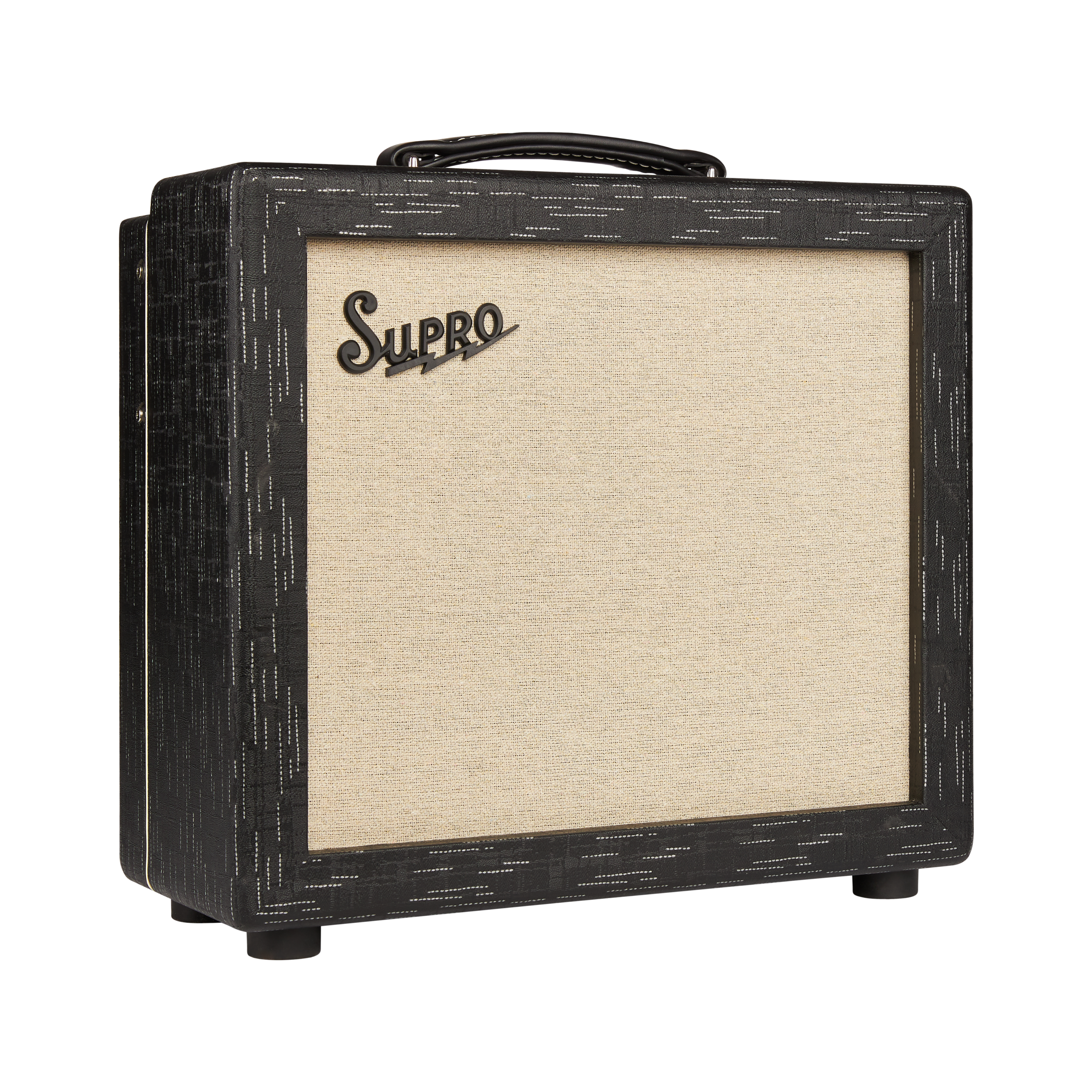 Supro Amulet 10 Combo in Black Scandia