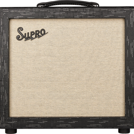 Supro Amulet 10 Combo in Black Scandia