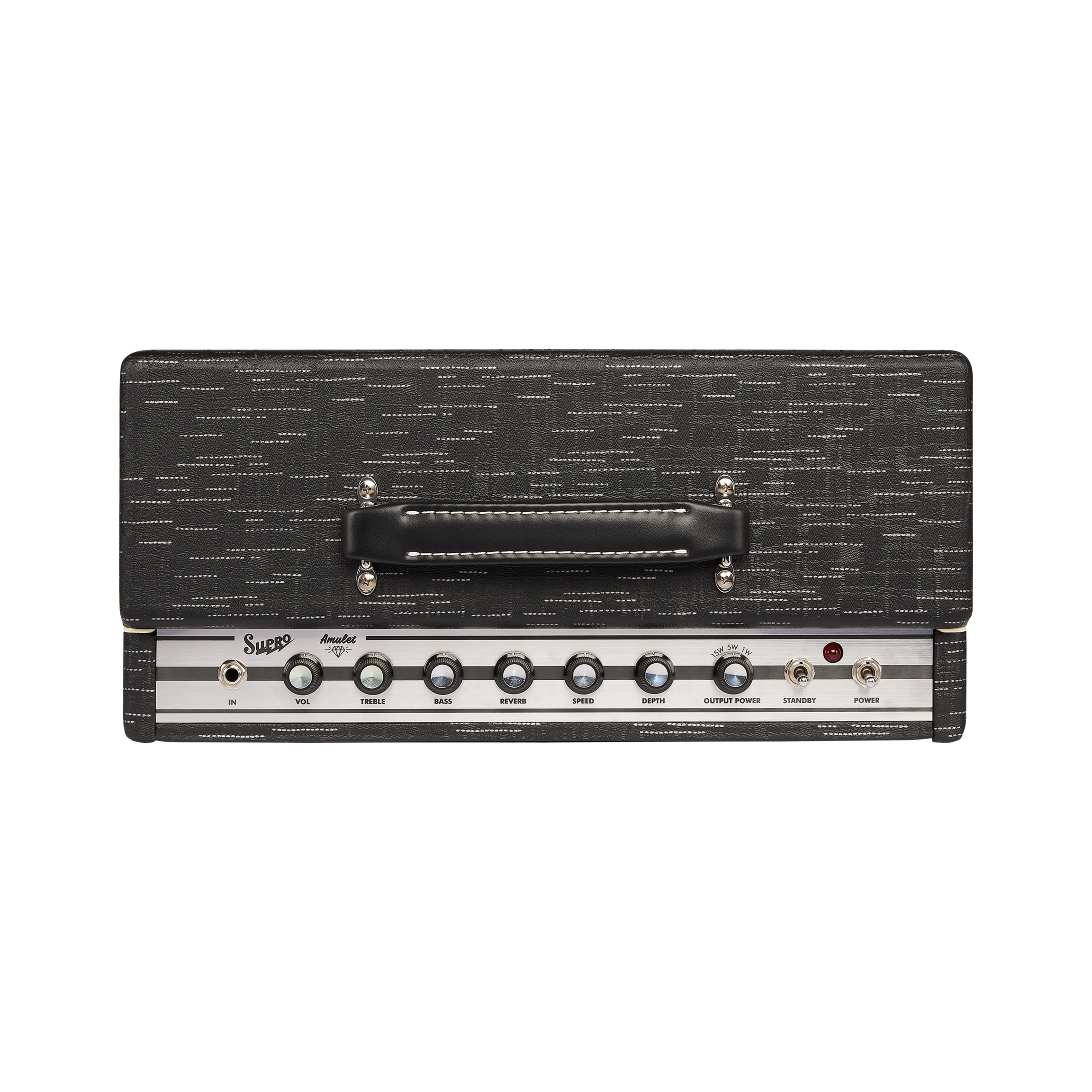 Supro Amulet 10 Combo in Black Scandia