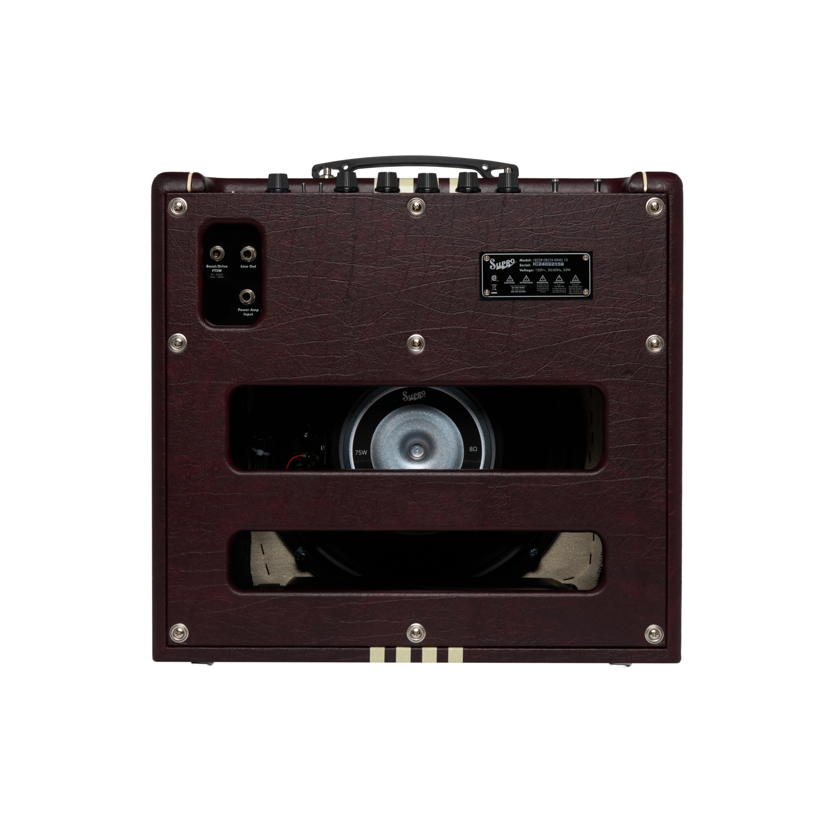 Supro Delata King 12 Combo Burgandy/Cream