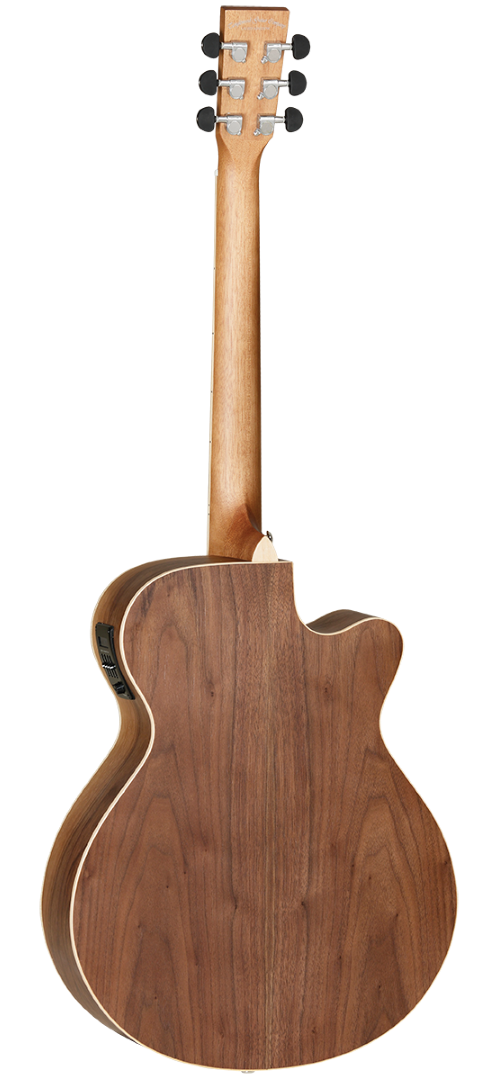 Tanglewood TDBTSFCEBWLH Discovery Exotic Black Walnut Left Hand w/Pickup