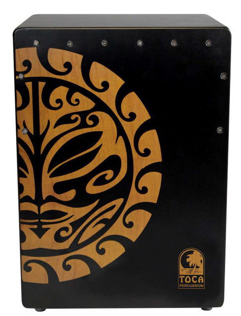 Toca Extended Range Bass Reflex Cajon with Tiger Mask Design