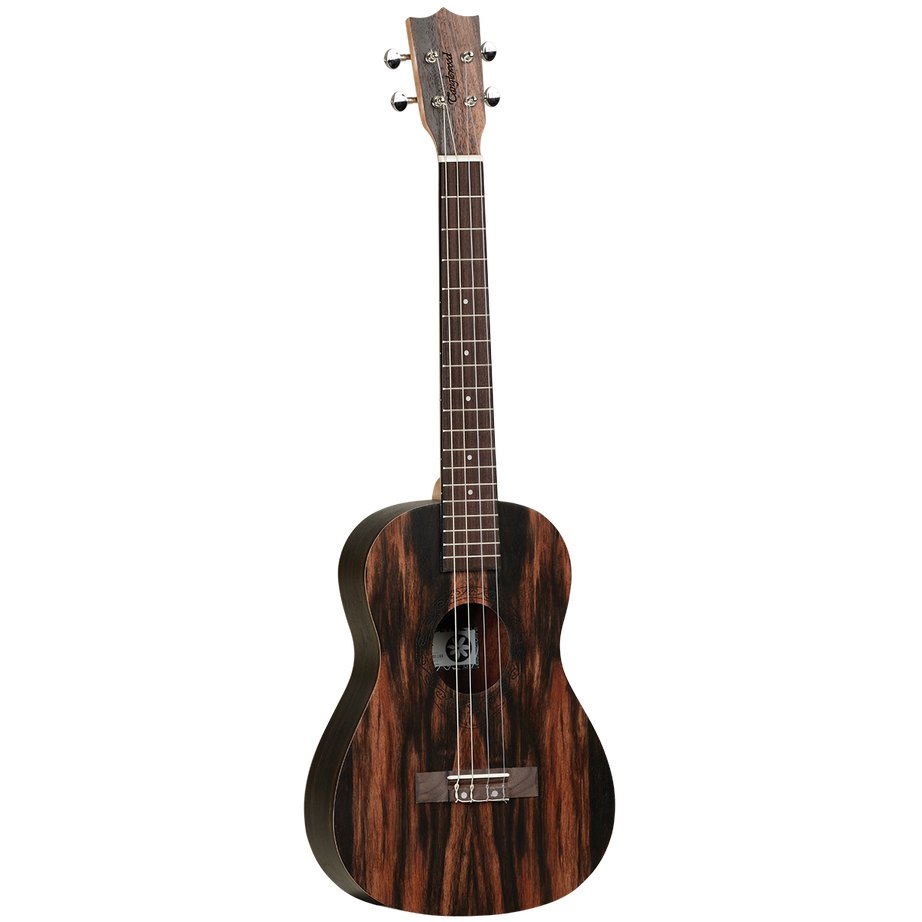 Tanglewood TWT20 Tiare Baritone Ukulele All Figured Ebony with Bag