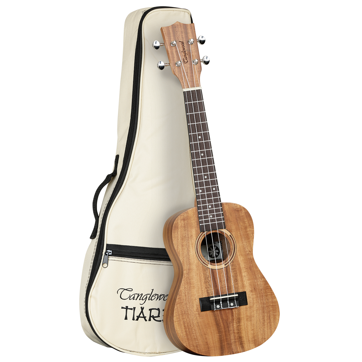 Tanglewood TWT8 Tiare Concert Ukulele All Koa with Bag