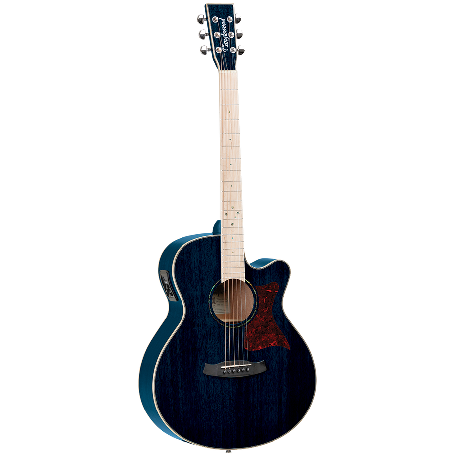 Tanglewood TW4EBLA Winterleaf Blonde Superfolk C/E Bondi Blue Gloss