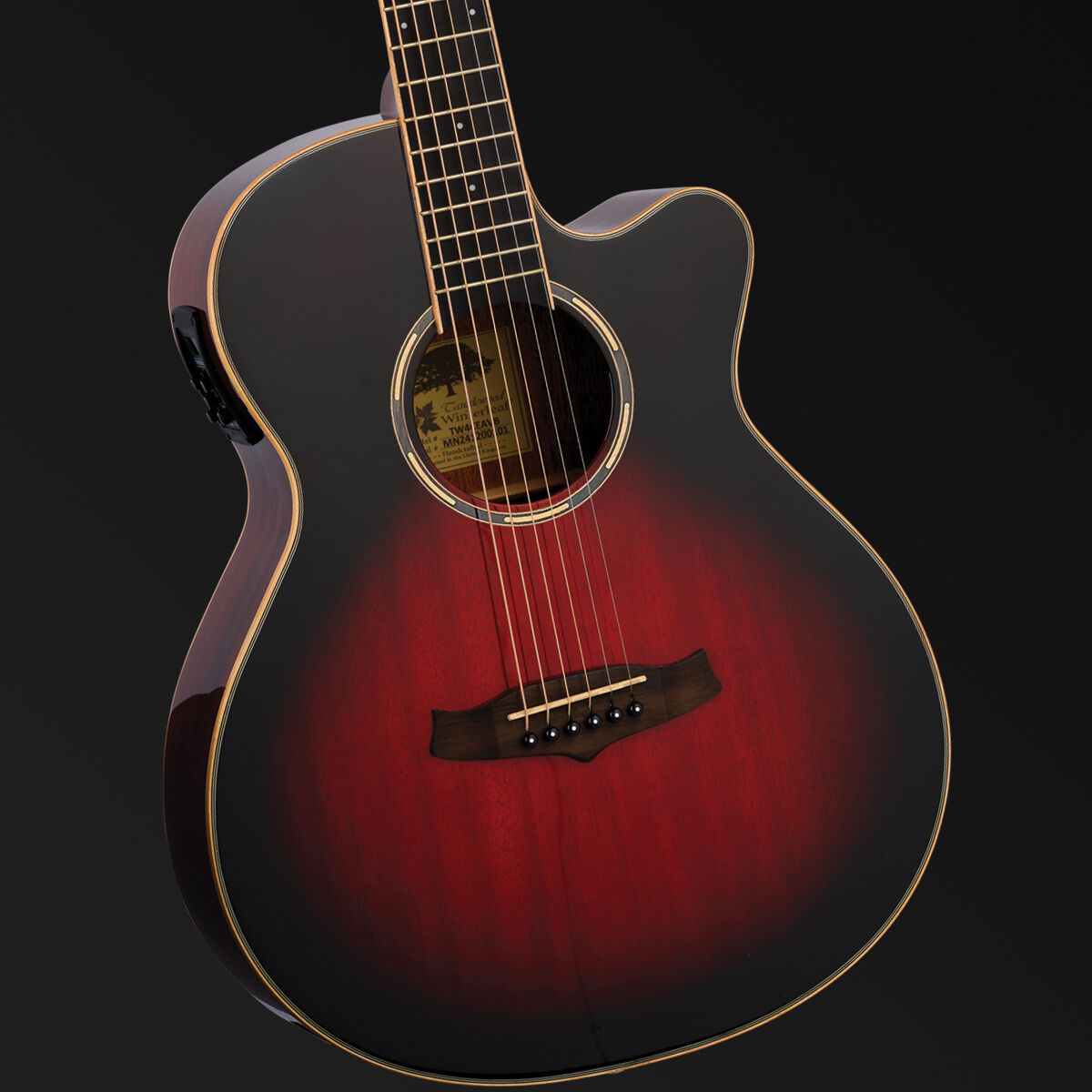 Tanglewood Winterleaf Pro Super Folk C/E Antique Vintage Burst