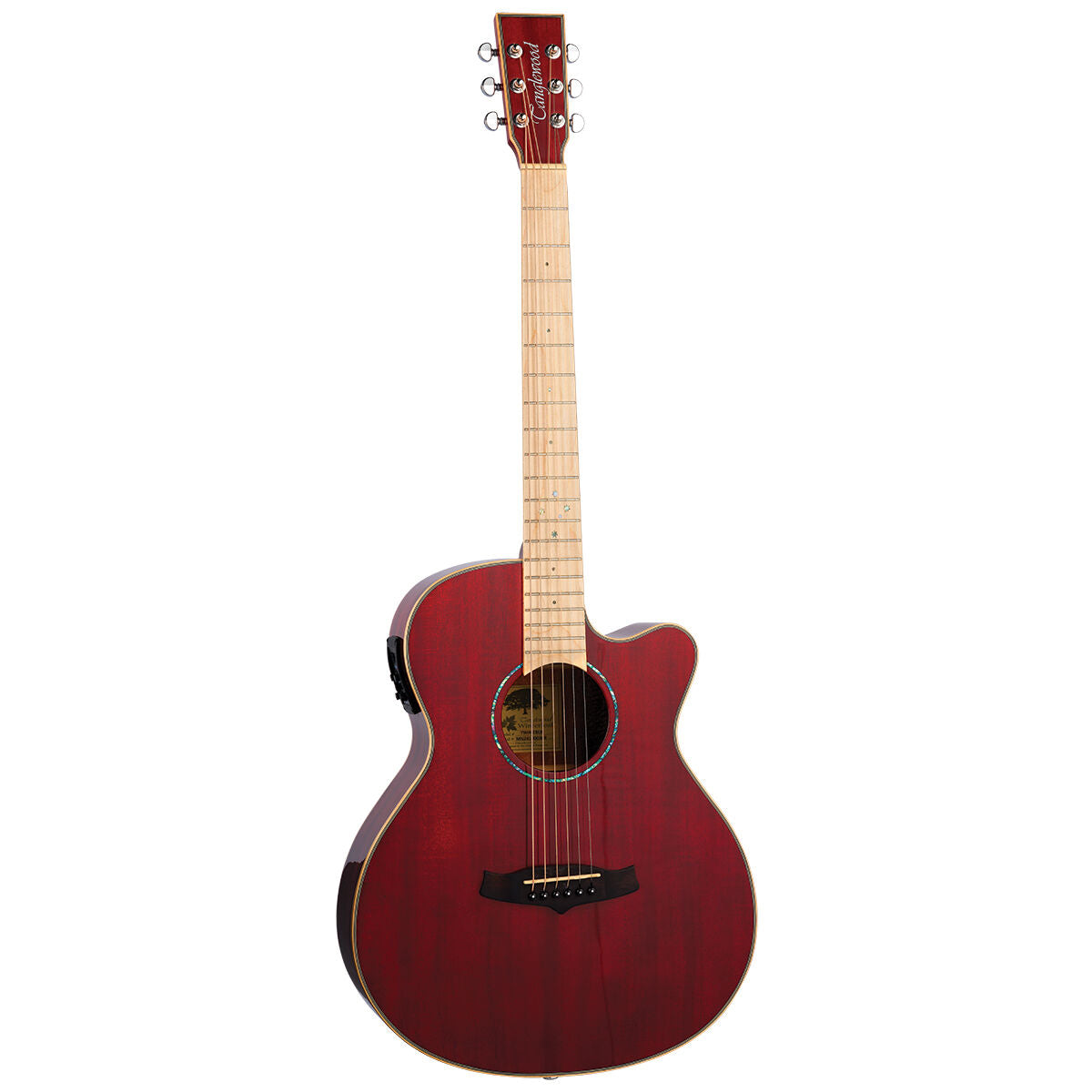 Tanglewood Winterleaf Pro Blonde Superfolk Acoustic/Elec Guitar Barossa Red Gloss