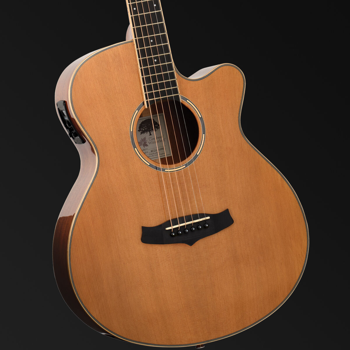 Tanglewood Winterleaf Pro Super Folk C/E Acoustic Gloss Finish Guitar