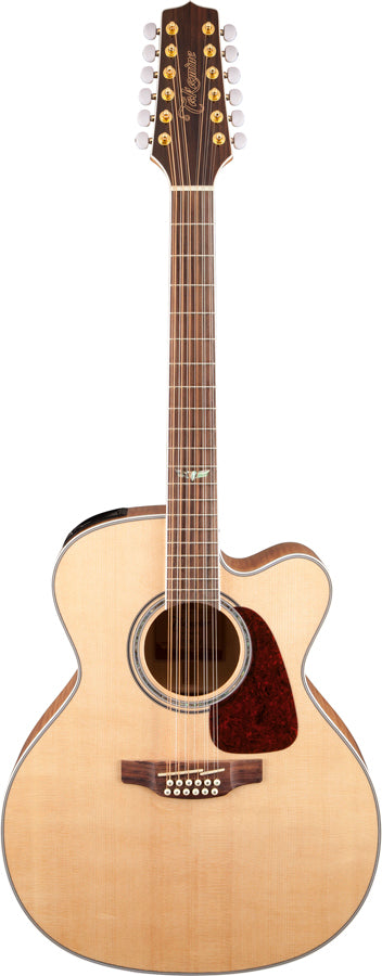 Takamine G70 Series 12 String Jumbo AC/EL acoustic Guitar with Cutaway in Natural Gloss Finish