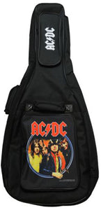 Perris Licensed "AC/DC" Electric Guitar Gig Bag Padded with Back Pack Straps & multiple pockets