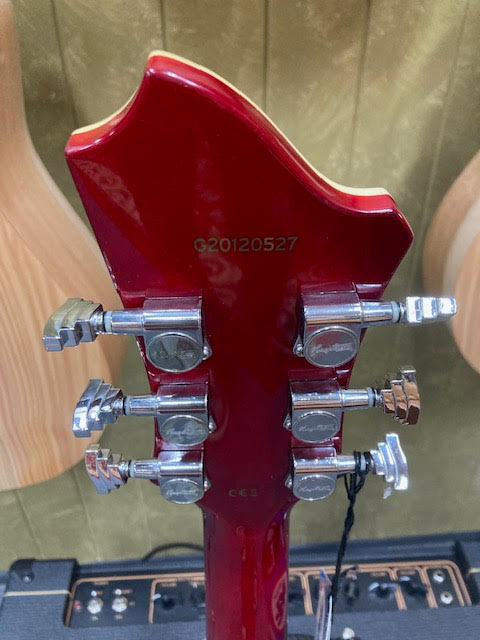 Hagstrom Alvar Semi-Hollow Guitar in Wild Cherry Transparent Gloss The Warrior Elf God!