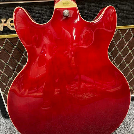 Hagstrom Alvar Semi-Hollow Guitar in Wild Cherry Transparent Gloss The Warrior Elf God!