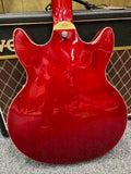 Hagstrom Alvar Semi-Hollow Guitar in Wild Cherry Transparent Gloss The Warrior Elf God!