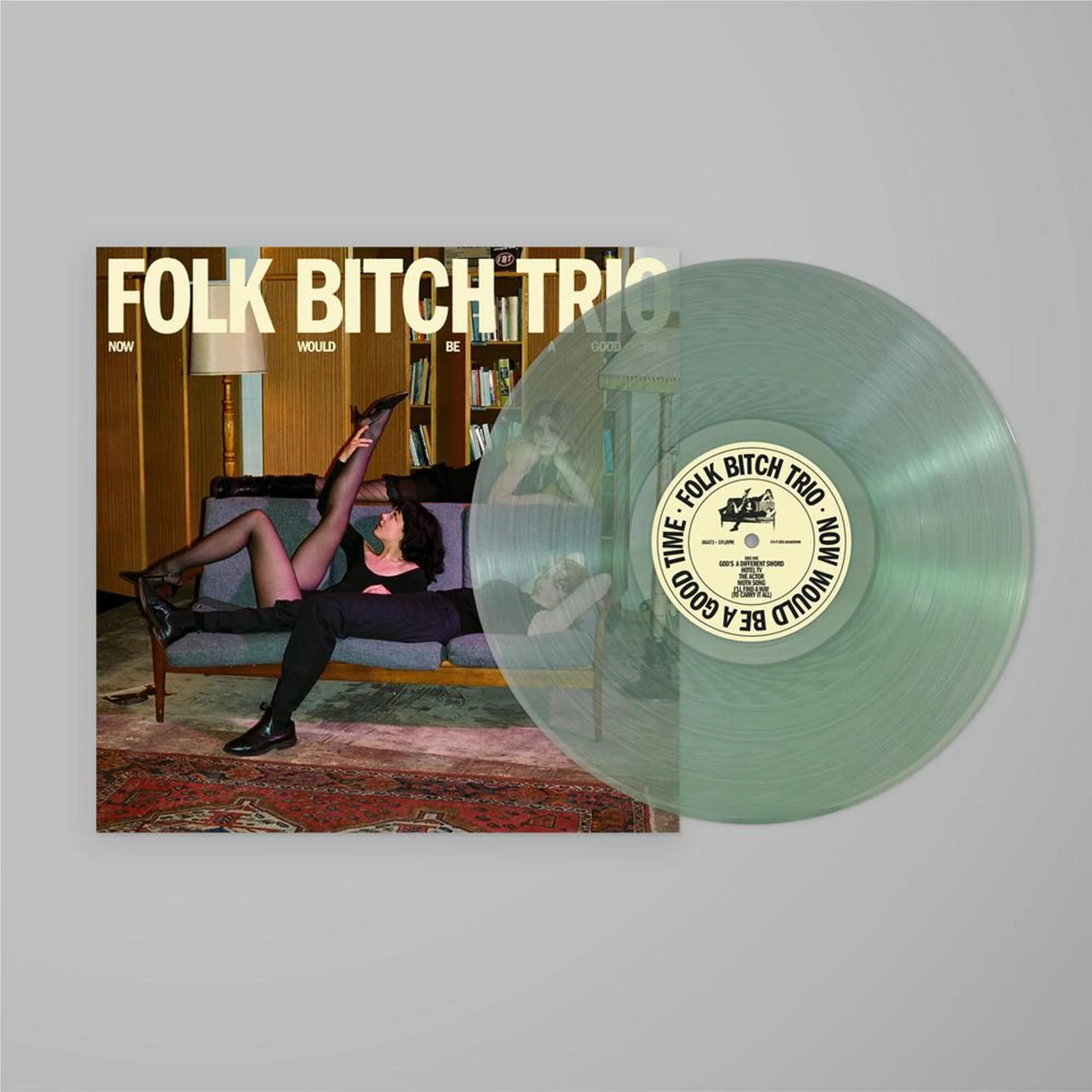 Folk Bitch Trio Now Would Be A Good Time (Coke Bottle Clear Vinyl)