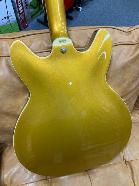 Justin York Viking Semi-Hollow Guitar Back