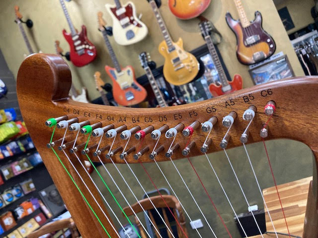 Opus 15-String Diatonic Wooden Harp in Natural Finish Bring Out Your Inner Cherub!