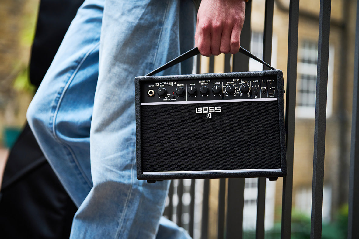 BOSS Katana MINI-X battery powered amplifier