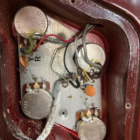 SOLD Vintage 1976 Gibson Les Paul Custom Electric Guitar Wine Red