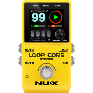 NU-X Core Series Loop Core Stereo Effects Pedal Our Next Generation Looper Pedal