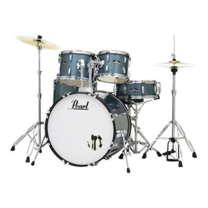 🔍    Pearl Roadshow 20″ Fusion Drum Kit with Hardware and Cymbals – Aqua Blue Glitter
